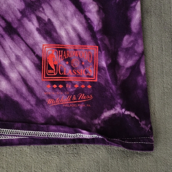 Mitchell & Ness Men's Tie Dye Toronto Raptors T-Shirt Size Medium - Picture 3 of 8